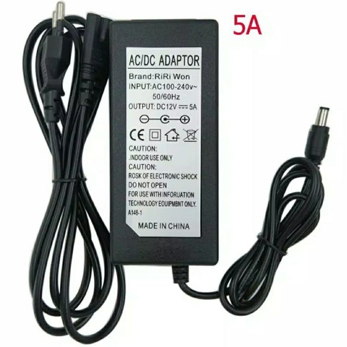 Adaptor 12 V 5 Ampere