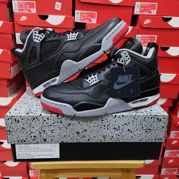 Nike Air Jordan 4 Gs Bred Reimagined 2024 Bnib 100% Original Kanuhariss