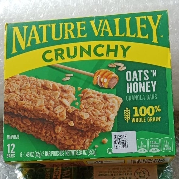 

Nature Valley Crunchy Granola Bar - Oats 'N Honey 253Gr