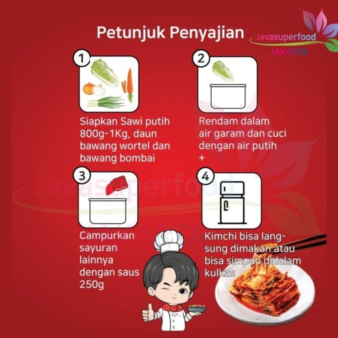 

Saus Instan Saus Kimchi Korea 1Kg / Sauce Kimchi Korea Saus Oppa!Oppa