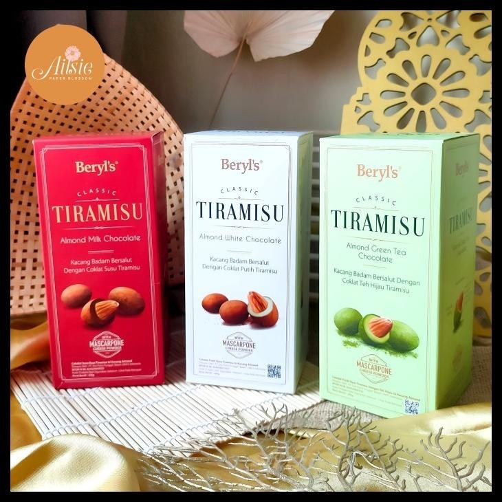 

Beryl'S Tiramisu Almond Milk - White - Green Tea | Beryls Chocolate Originalll 100%