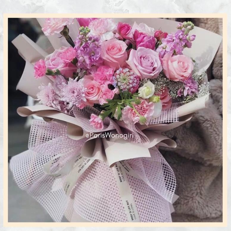 

PROMO (SW) TERLARIS FLOWER MESH KOREAN SQUARE NET Korean Jaring2 Net Roll JARING BESAR POLYNET Spider Mesh Roll UNTUK Buket wedding/wisuda dar-10