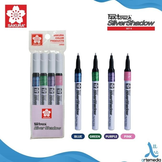 

Spidol Permanen Sakura Pen Touch Silver Shadow Paint Marker Pigment