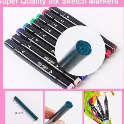 

Aimilo Spidol Warna Warni 1 Set Sketch Marker 2 Tip Touch Marker