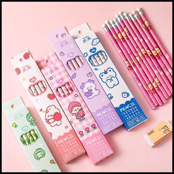 

GRATIS ONGKIR PENSIL SET KARAKTER ANAK LUCU ISI 10PCS ALAT TULIS SEKOLAH ST0013 !!