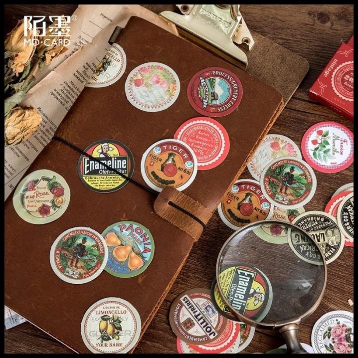 

TERMURAH STIKER BUKU DIARY TEMPEL VINTAGE LABEL HIAS HANDPHONE LAPTOP LEMONADE !!!!!