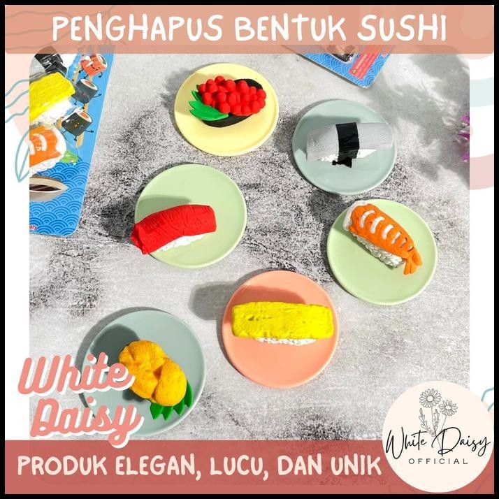 

GRATIS ONGKIR PENGHAPUS BENTUK SUSHI PREMIUM LUCU UNIK IMUT ERASSER NIGIRI SALMON !