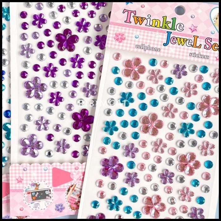 

HOT DEAL BUNGA JEWEL STICKER 3D LARGE / STICKER TIMBUL ANAK !!!!!!!