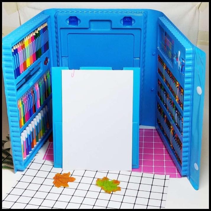 

TERMURAH ALAT LUKIS SET ISI 208 PCS CRAYON SET / PENCIL WARNA !
