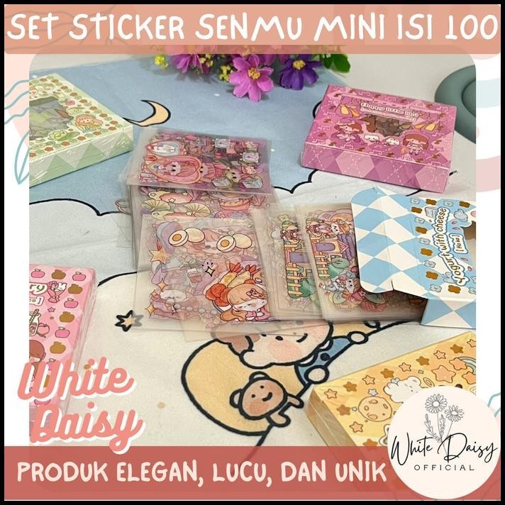 

BEST DEAL STICKER SET PREMIUM SENMU MINI ISI 100 PACK STARS PRINCESS DAIRY IMUT !!!!!
