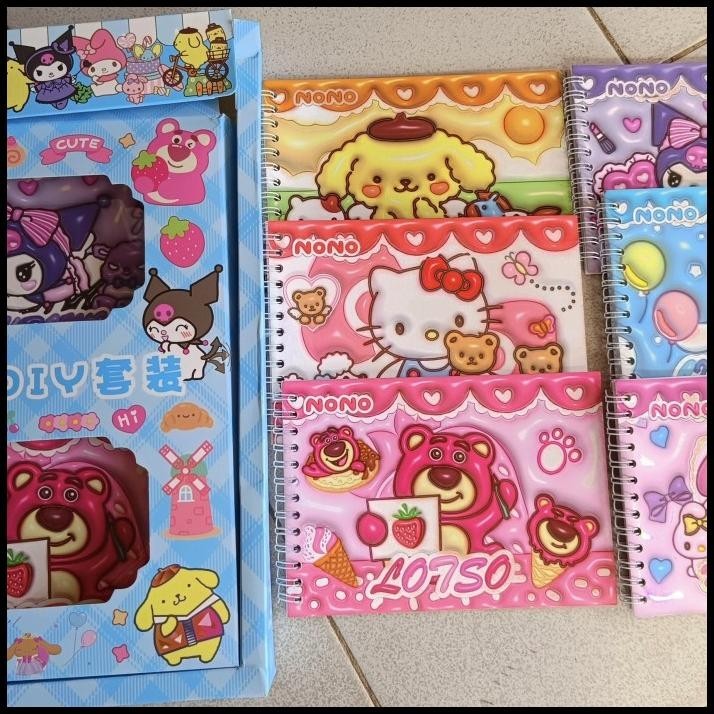

BEST DEAL BUKU STIKER TOY STORY STELLA SANRIO AESTHETIC JOURNAL DIARY BOOK !!