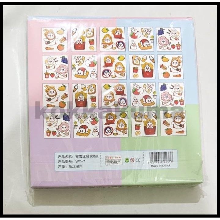 

HOT DEAL ( KKM ) MIXUE STICKER BOX MIX KARAKTER SNOW KING ES KRIM !