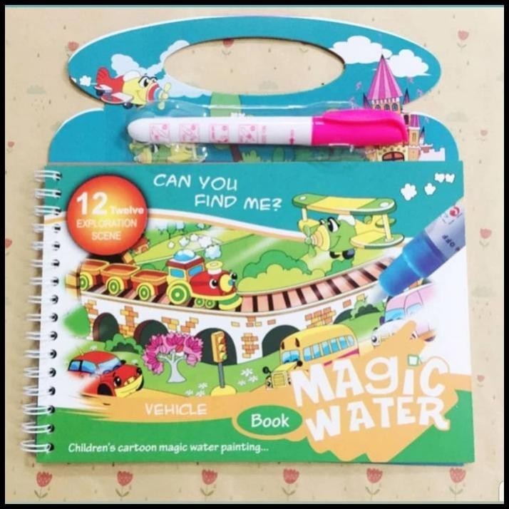

GRATIS ONGKIR BUKU GAMBAR MEWARNAI DENGAN AIR MAGIC WATER BOOK PAINTING DRAW BOOK !!!!!!!