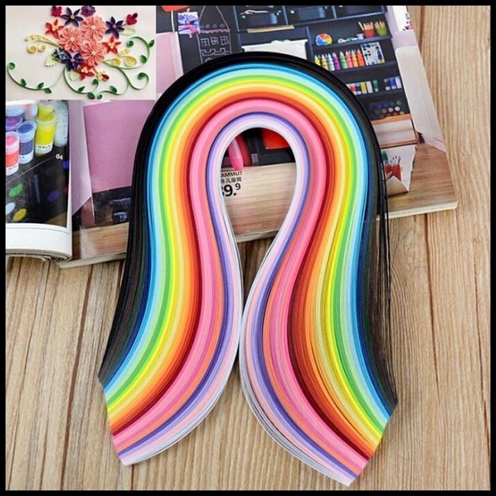

HOT DEAL [MIXCOLOR 260STRIPES] QUILLING PAPER CRAFT/KERTAS KERAJINAN HANDMADE !