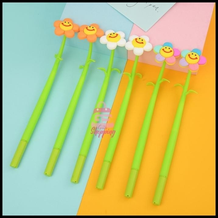 

TERBARU ULPEN GEL SMILE FLOWER / PENA LUCU IMUT KOREAN GEL PEN - ZF2360 !!
