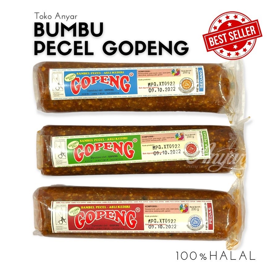 

Sambel Pecel Khas Kediri Cap Gopeng / Sambel Kacang Siap Saji