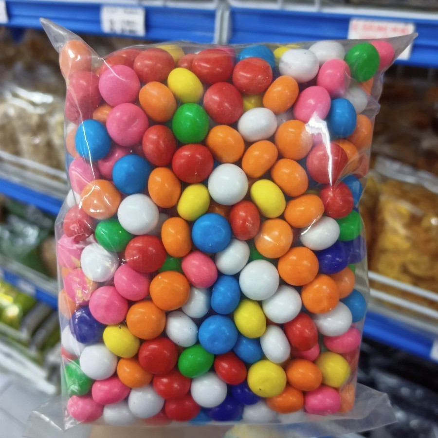 

Bola-Bola Mini Pelangi / Cokelat @250gr