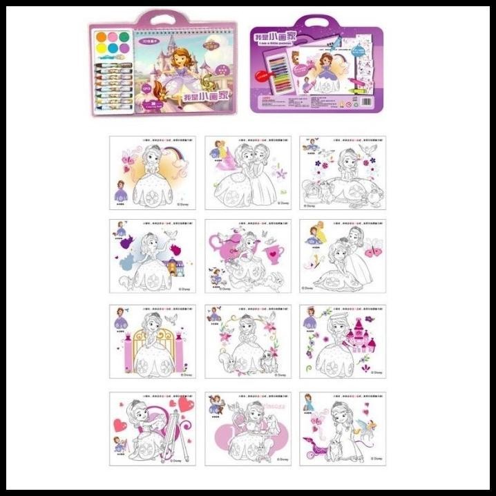 

TERBARU BUKU MEWARNAI ANAK / BUKU GAMBAR CRAYON SET MEWARNAI DISNEY PREMIUM - !!