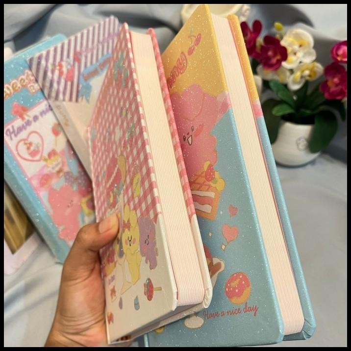 

BEST DEAL BUKU TULIS A5 HARD COVER MODEL SWEET BUNNY IMUT ISI 50 LEMBAR TERMURAH !