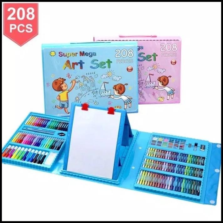 

HOT DEAL ALAT LUKIS SET 208 PCS CRAYON OIL PASTE PENSIL WARNA PENSIL WARNA ANAK !!