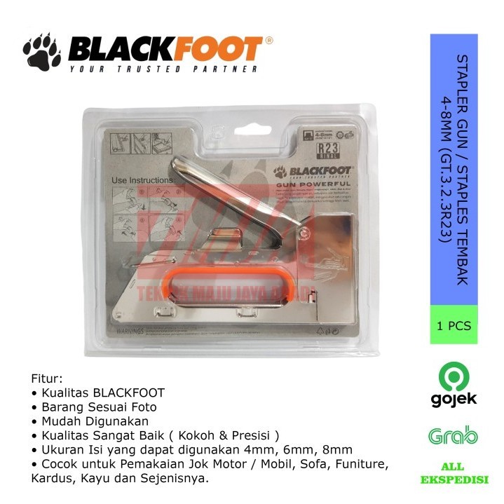 

BLACKFOOT Stapler / Staples Tembak R23 4-8mm