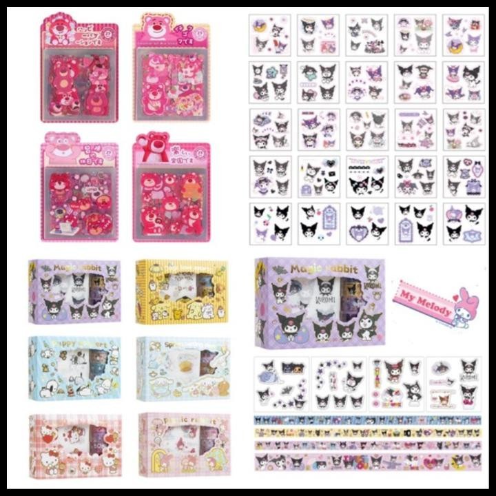 

DISKON KAWAII SANRIO STICKER CARTOON LOTSO PVC TEMPELAN STIKER IMUT !!!!!
