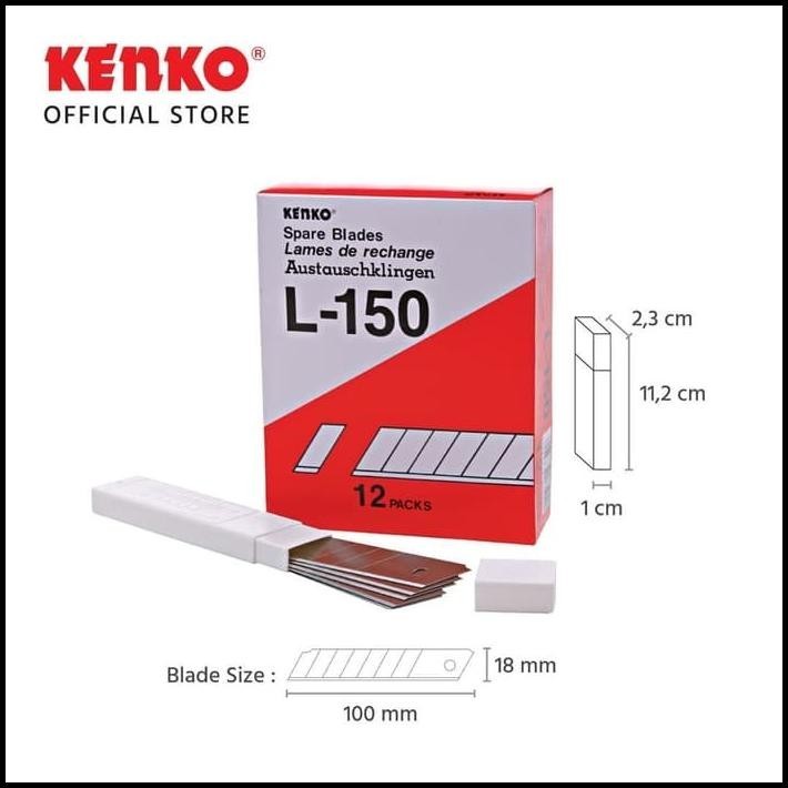 

BEST DEAL KENKO CUTTER BLADE L-150 (18 MM) !!