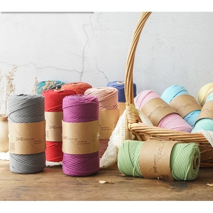 

Tali Macrame Katun Premium 1Mm Twisted Macrame