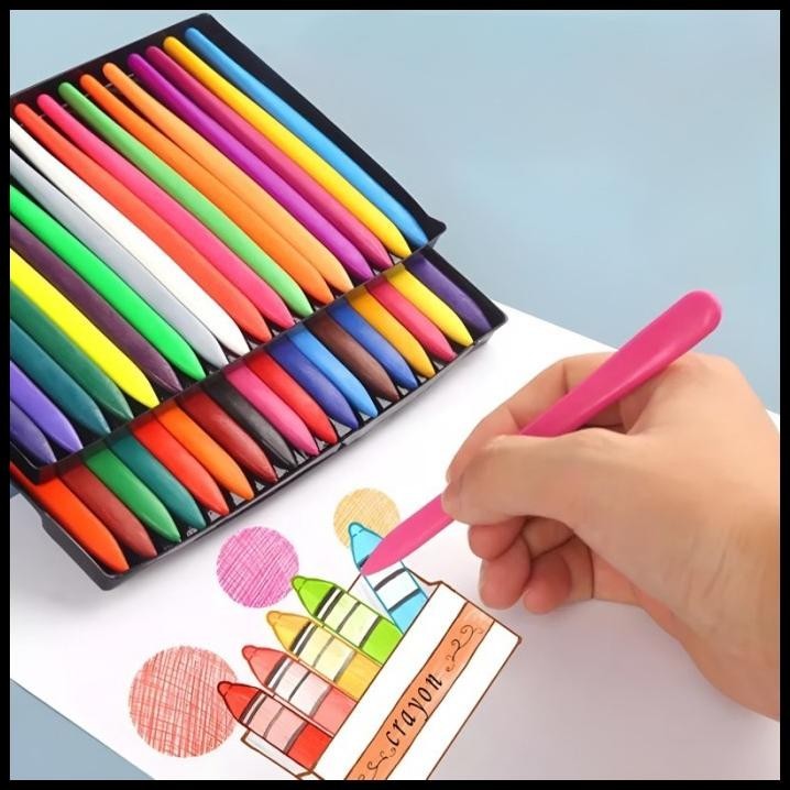 

HOT DEAL CRAYON SET 4 TINGKAT ISI 46 PCS MURAH