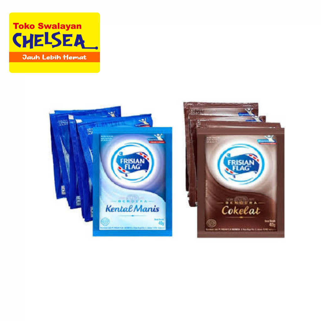 

Frisian flag Skm Sachet Krimer/ Cokelat 45gr per dus/ ff sachet