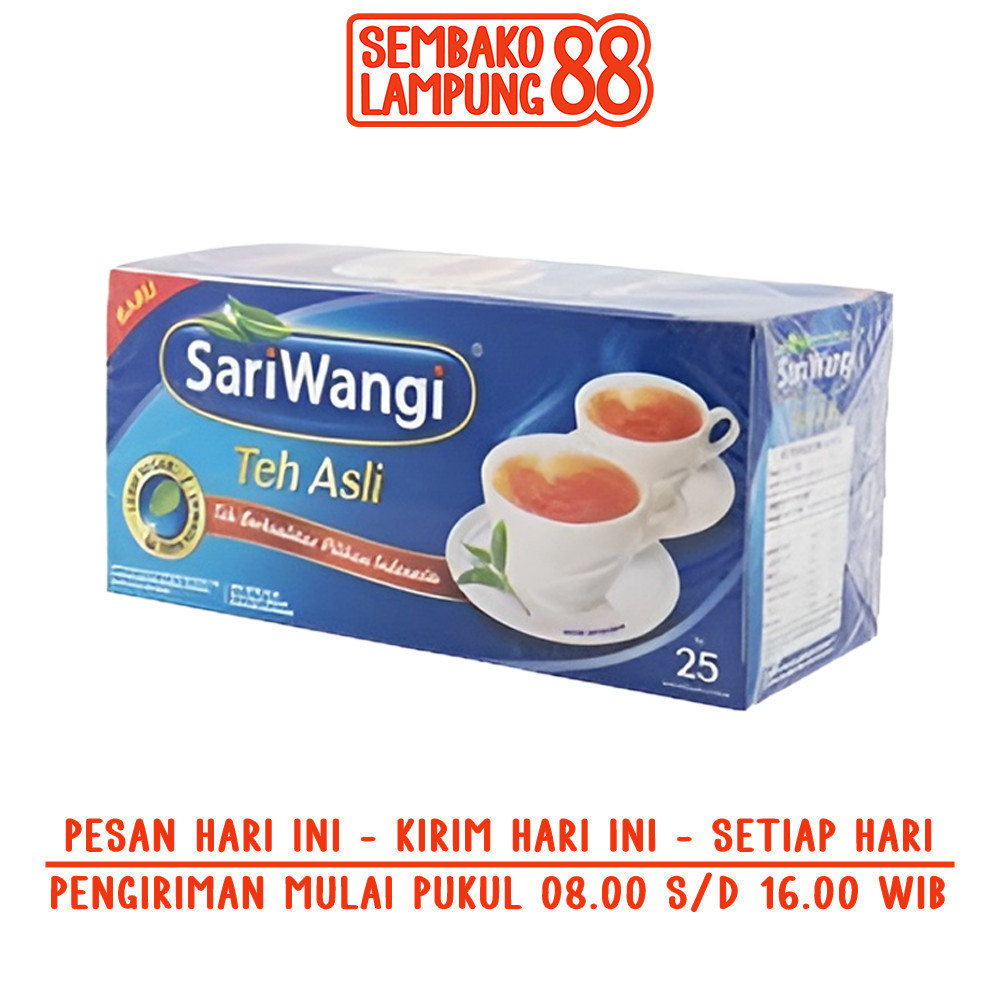 

Sariwangi 25 Pcs | Sembako Lampung 88