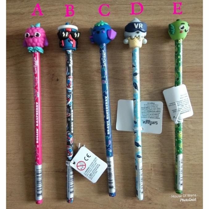 

Best Seller Smiggle Pencil Topper - Pensil Smiggle Stok Terbatas