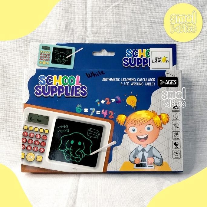 

SmolBabies - LCD Writing Tablet + Calculator Edukasi Mainan Anak Seru LC