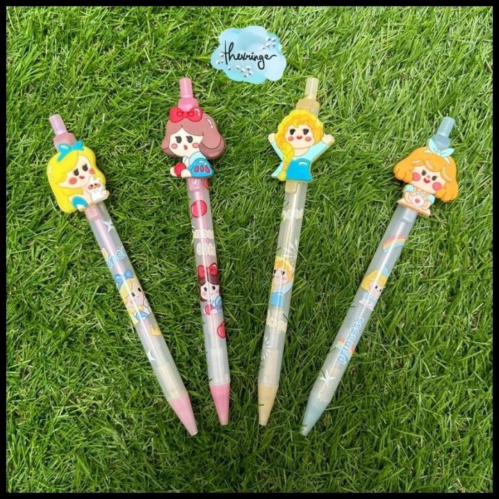 

DISKON PENSIL MEKANIK PRINCESS MECHANICAL PENCIL PRINCESS CINDERELLA ELSA !!!