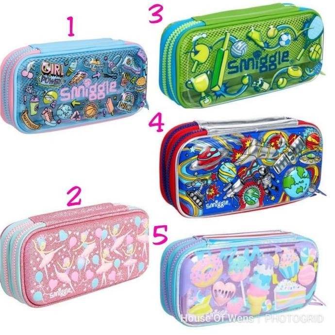 

Smiggle Stack Double Hardtop Small Smiggle - Tempat Pensil Smiggle Limited Edition