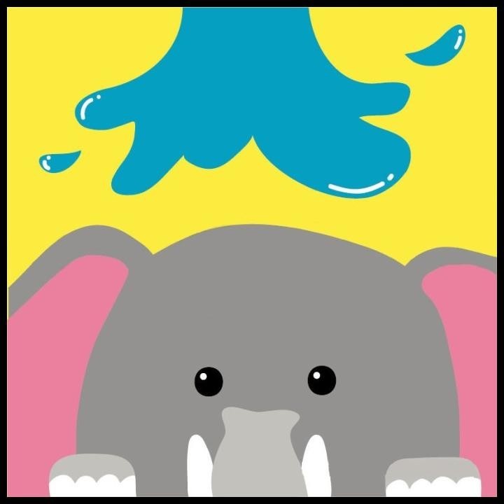 

GRATIS ONGKIR [KT] PAINTING BY NUMBER CHILDREN CANVAS ANIMAL LUKIS HEWAN ANAK !!!!!!!