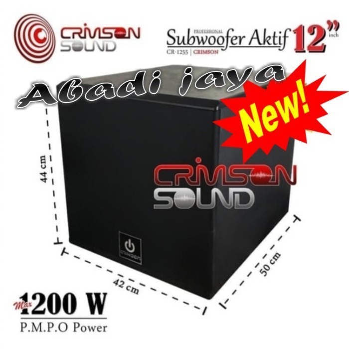 Crimson Cr 1255 Subwoofer Aktif 12In Crimson Cr1255