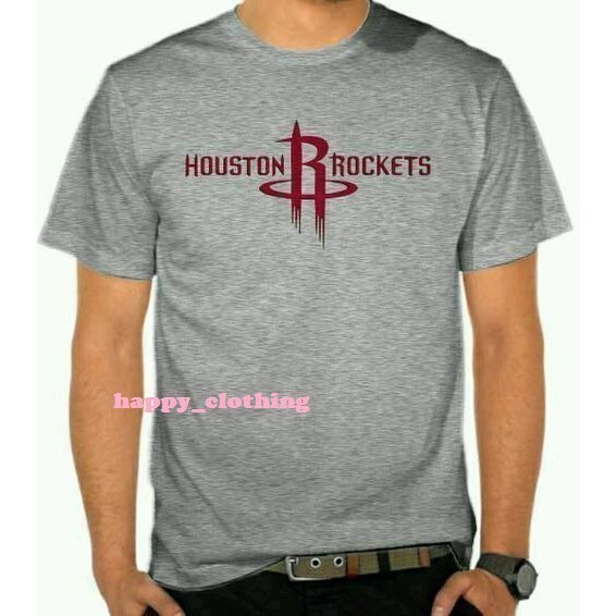 Kaos T Shirt Pria Houston Rockets