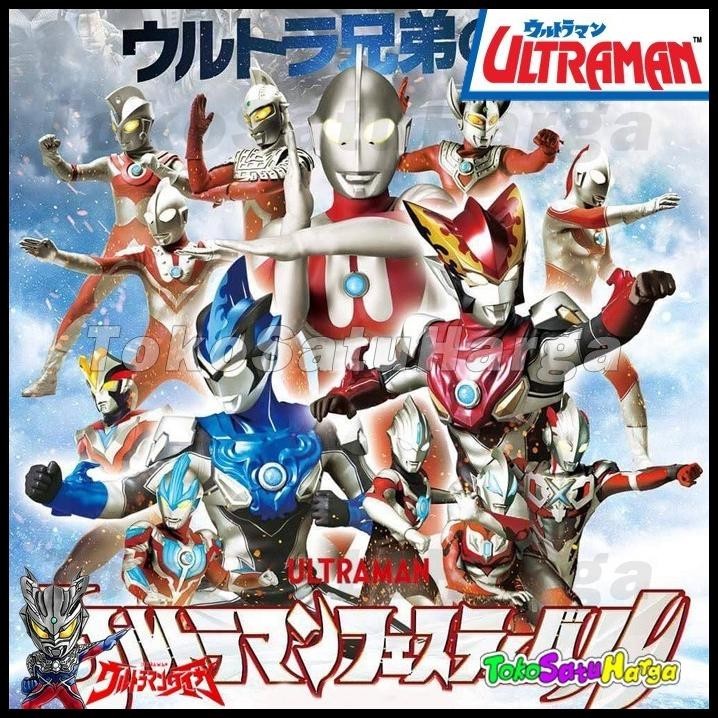 HOT DEAL FIGURE ULTRAMAN ZERO GINGA TIAGA SAGA NOA HIKARI KING BELIAL MAINAN 