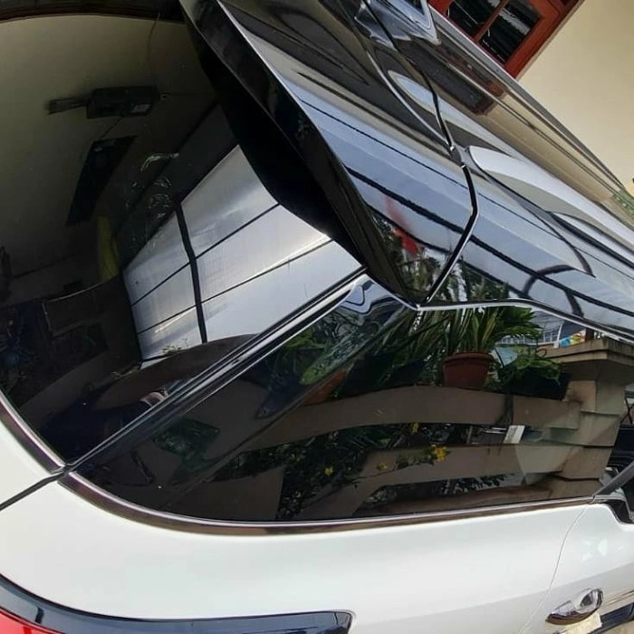 Promo Premium Wrapping Sticker Mobil Twotone Color Black Piano Glossy