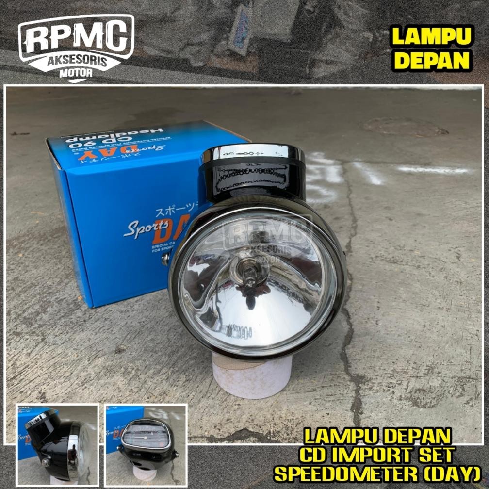 Barangmurahco Batok Lampu Cd 90 Import Day Set Speedometer Daymaker 5,75 Inch Headlamp Honda Ct90 Hm