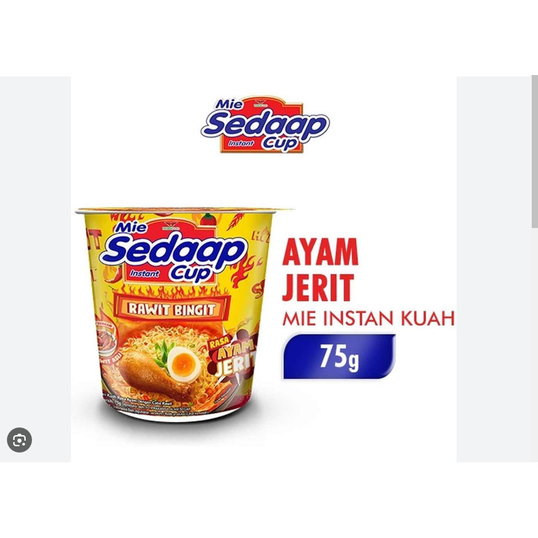 

Mie Sedaap Cup Ayam Jerit Original