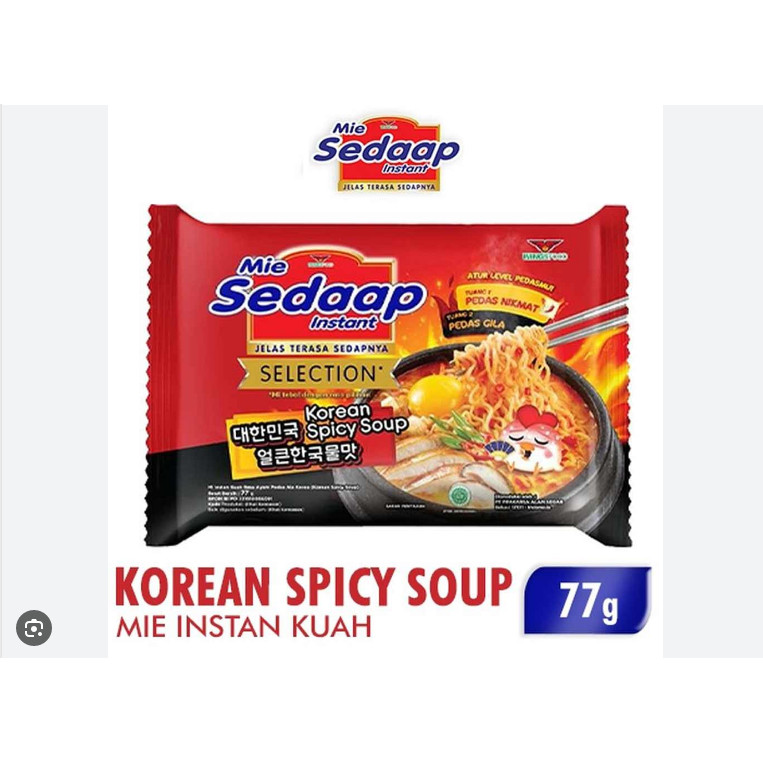 

Mie Sedaap Korean Spicy Soup Original