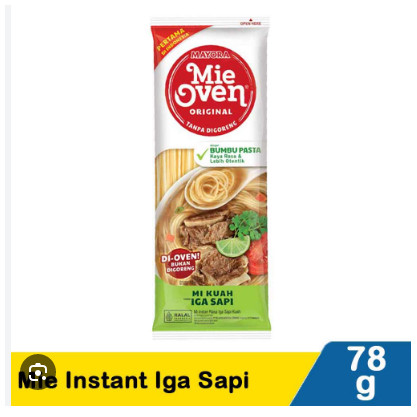 

Mayora Mie Oven Kuah Iga Sapi Original