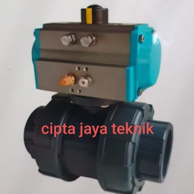 Ball Valve Pvc Pneumatic Actuator 1 Inch Double Acting