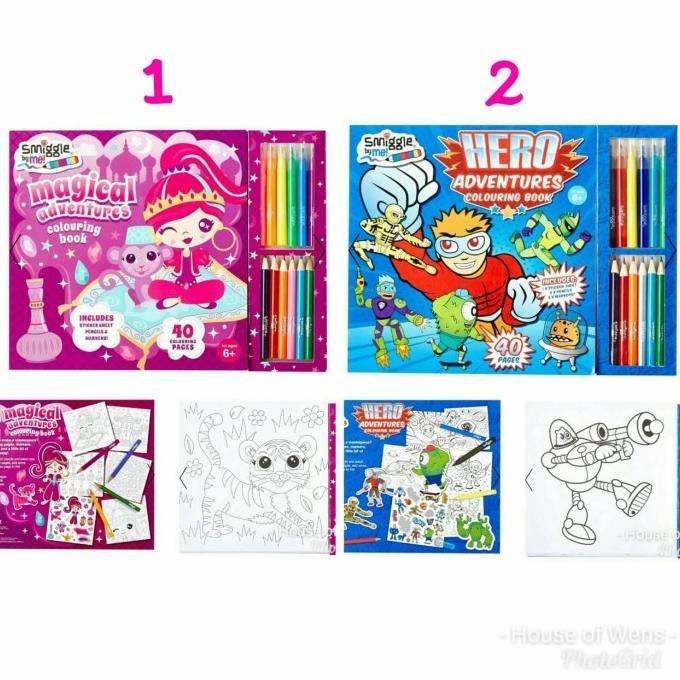 

Terbaik Smiggle Kooky Colouring Book - Buku Gambar Mewarnai Smiggle Original