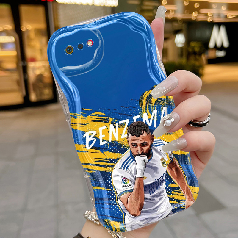 Casing Hp Realme C2 Realme C2s OPPO A1K Case HP Pola Bintang sepak bola Silikon Softcase Kasing dua 