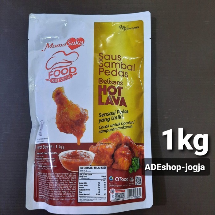 

:0:0:0] HOT LAVA Volcano Mamasuka Delisaos 1kg saus sambal pedas korea