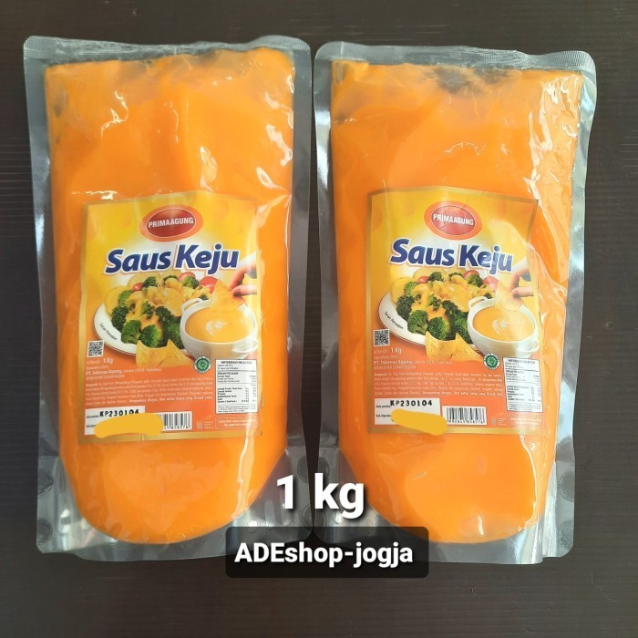 {{{{}}] saus saos keju prima agung 1 kg cheese sauce 1kg