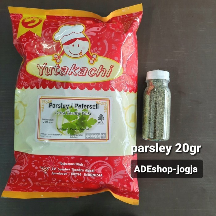 

<<<<<] daun parsley flake leaves dried 20 gr kering dry peterseli